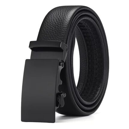 Men's New Automatic Buckle Belt Durable Simple Card Slot Belt Youth Business All-match Student Trendy Belt